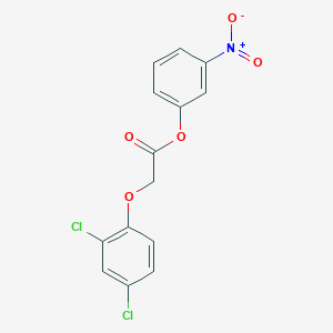 molecular formula C14H9Cl2NO5 B324255 3-Nitrophenyl (2,4-dichlorophenoxy)acetate 
