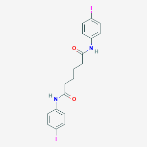 molecular formula C18H18I2N2O2 B324257 N,N'-bis(4-iodophenyl)hexanediamide 