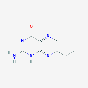 molecular formula C8H9N5O B032426 2-氨基-7-乙基-4(3H)-蝶啶酮 CAS No. 25716-33-0