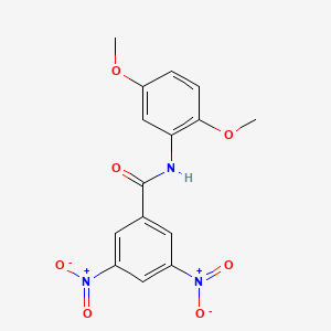 B3242618 N-(2,5-dimethoxyphenyl)-3,5-dinitrobenzamide CAS No. 152586-96-4
