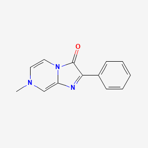 molecular formula C13H11N3O B3242638 7-Methyl-2-phenylimidazo[1,2-a]pyrazin-3(7H)-one CAS No. 152719-99-8