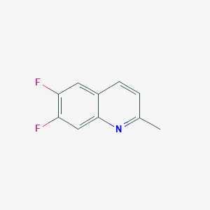 molecular formula C10H7F2N B3242669 6,7-Difluoro-2-methylquinoline CAS No. 152922-65-1
