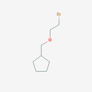 molecular formula C8H15BrO B3242680 [(2-Bromoethoxy)methyl]cyclopentane CAS No. 1529732-61-3