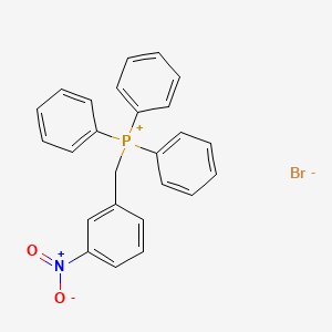 molecular formula C25H21BrNO2P B3242684 [(3-Nitrophenyl)methyl]triphenylphosphanium bromide CAS No. 1530-41-2