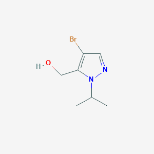 molecular formula C7H11BrN2O B3242706 (4-Bromo-1-isopropyl-1H-pyrazol-5-yl)methanol CAS No. 1530832-58-6