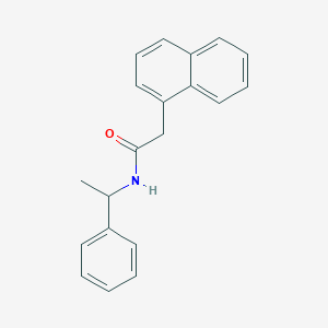 molecular formula C20H19NO B324275 2-(1-naphthyl)-N-(1-phenylethyl)acetamide 
