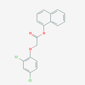 molecular formula C18H12Cl2O3 B324282 Naphthalen-1-yl 2-(2,4-dichlorophenoxy)acetate CAS No. 67830-01-7