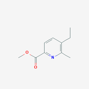 molecular formula C10H13NO2 B3242821 Methyl 5-ethyl-6-methylpicolinate CAS No. 153646-87-8