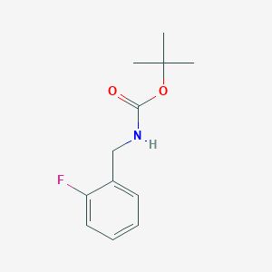 molecular formula C12H16FNO2 B3242926 Tert-butyl 2-fluorobenzylcarbamate CAS No. 153903-21-0