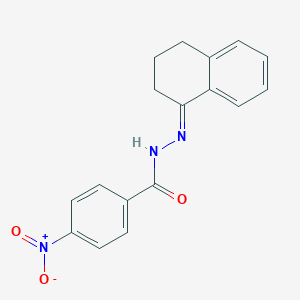 molecular formula C17H15N3O3 B324293 N'-(3,4-dihydro-1(2H)-naphthalenylidene)-4-nitrobenzohydrazide 
