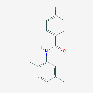 molecular formula C15H14FNO B324294 N-(2,5-dimethylphenyl)-4-fluorobenzamide 