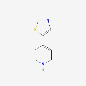 5-(1,2,3,6-Tetrahydropyridin-4-yl)thiazole