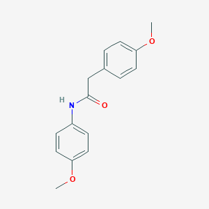 molecular formula C16H17NO3 B324298 N,2-bis(4-methoxyphenyl)acetamide 