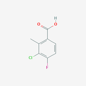 3-Chloro-4-fluoro-2-methylbenzoic acid