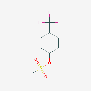molecular formula C8H13F3O3S B3243025 4-(Trifluoromethyl)cyclohexyl methanesulfonate CAS No. 1544010-54-9