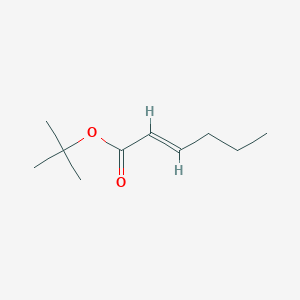 molecular formula C10H18O2 B3243033 2-Hexenoic acid tert-butyl ester CAS No. 154404-39-4