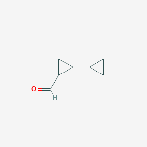 molecular formula C7H10O B3243069 2-Cyclopropylcyclopropane-1-carbaldehyde CAS No. 1545048-97-2