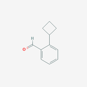 molecular formula C11H12O B3243077 2-Cyclobutylbenzaldehyde CAS No. 1545049-40-8