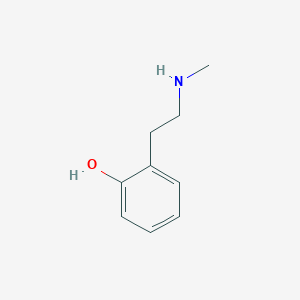 molecular formula C9H13NO B3243097 2-(2-(Methylamino)ethyl)phenol CAS No. 154585-18-9