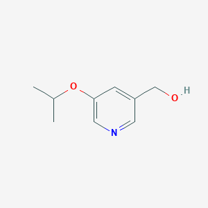 molecular formula C9H13NO2 B3243127 (5-Isopropoxypyridin-3-yl)methanol CAS No. 1546841-49-9