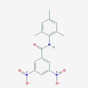 molecular formula C16H15N3O5 B324315 3,5-dinitro-N-(2,4,6-trimethylphenyl)benzamide 