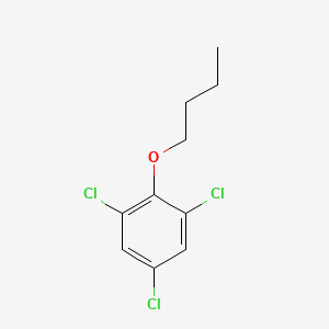 molecular formula C10H11Cl3O B3243169 2-丁氧基-1,3,5-三氯苯 CAS No. 155014-16-7