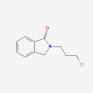 molecular formula C11H12ClNO B3243213 1H-Isoindol-1-one, 2-(3-chloropropyl)-2,3-dihydro- CAS No. 155288-40-7