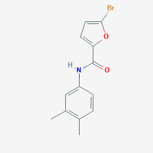 molecular formula C13H12BrNO2 B324326 5-bromo-N-(3,4-dimethylphenyl)-2-furamide 