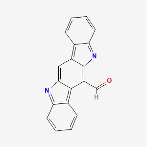 molecular formula C19H10N2O B3243266 吲哚[3,2-b]咔唑-6-甲醛 CAS No. 1555757-10-2