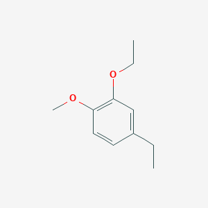 molecular formula C11H16O2 B3243267 2-Ethoxy-4-ethyl-1-methoxybenzene CAS No. 155583-48-5