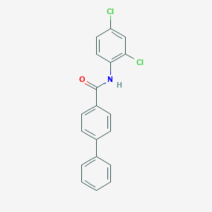 molecular formula C19H13Cl2NO B324327 N-(2,4-dichlorophenyl)-4-phenylbenzamide 
