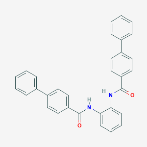 N-{2-[([1,1'-biphenyl]-4-ylcarbonyl)amino]phenyl}[1,1'-biphenyl]-4-carboxamide