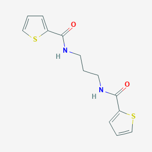 molecular formula C13H14N2O2S2 B324329 N-{3-[(2-thienylcarbonyl)amino]propyl}-2-thiophenecarboxamide 