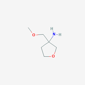 molecular formula C6H13NO2 B3243294 3-(Methoxymethyl)oxolan-3-amine CAS No. 1557662-47-1