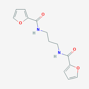 molecular formula C13H14N2O4 B324330 N-[3-(2-furoylamino)propyl]-2-furamide 