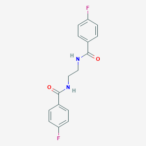 molecular formula C16H14F2N2O2 B324331 4-fluoro-N-{2-[(4-fluorobenzoyl)amino]ethyl}benzamide 