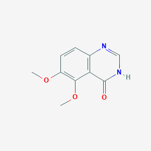 molecular formula C10H10N2O3 B3243322 5,6-Dimethoxy-3H-quinazolin-4-one CAS No. 155960-98-8