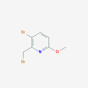 3-Bromo-2-(bromomethyl)-6-methoxypyridine