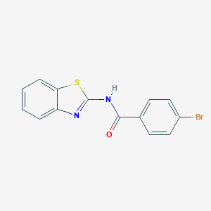 molecular formula C14H9BrN2OS B324340 N-(1,3-Benzothiazol-2-yl)-4-bromobenzamide 