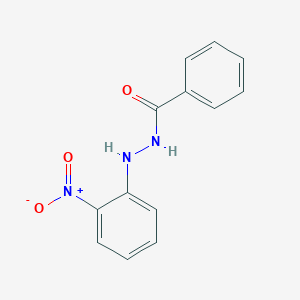 molecular formula C13H11N3O3 B324343 N'-(2-nitrophenyl)benzohydrazide 