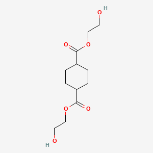 molecular formula C12H20O6 B3243443 Bis(2-hydroxyethyl) cyclohexane-1,4-dicarboxylate CAS No. 1571-00-2