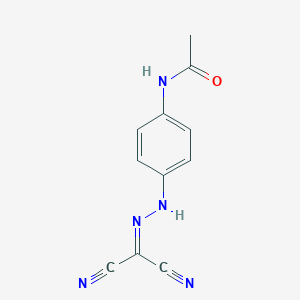 molecular formula C11H9N5O B324345 N-{4-[2-(dicyanomethylidene)hydrazinyl]phenyl}acetamide 