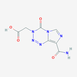 2-(8-Carbamoyl-4-oxoimidazo[5,1-d][1,2,3,5]tetrazin-3(4H)-yl)acetic acid