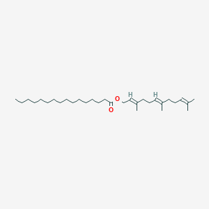 molecular formula C31H56O2 B3243477 Hexadecanoic acid, 3,7,11-trimethyl-2,6,10-dodecatrien-1-yl ester CAS No. 157501-12-7