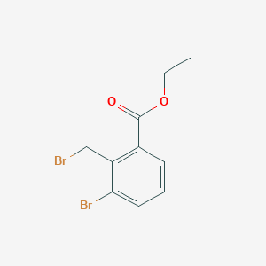 Ethyl 3-bromo-2-(bromomethyl)benzoate