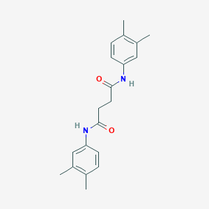 molecular formula C20H24N2O2 B324351 N,N'-bis(3,4-dimethylphenyl)butanediamide 