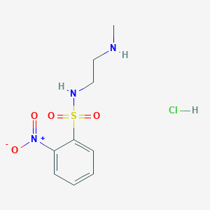 N-[2-(methylamino)ethyl]-2-nitrobenzene-1-sulfonamide hydrochloride