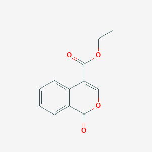 molecular formula C12H10O4 B3243666 1-氧代-1H-异色满-4-羧酸乙酯 CAS No. 15868-28-7