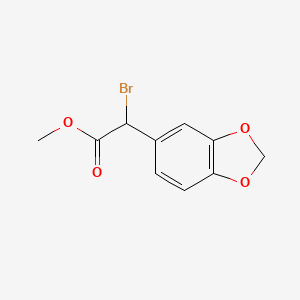 Methyl 2-(1,3-benzodioxol-5-yl)-2-bromoacetate