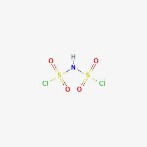 molecular formula Cl2HNO4S2 B3243679 Bis(chlorosulfonyl)amine CAS No. 15873-42-4